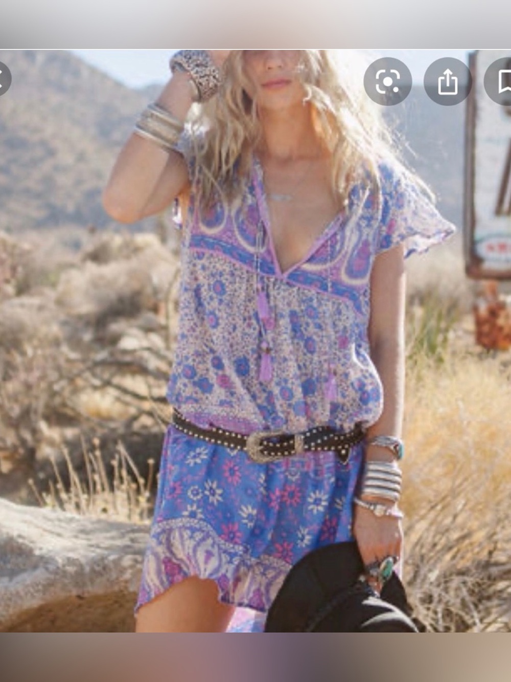 Spell Boho Blossom Tunic Dress